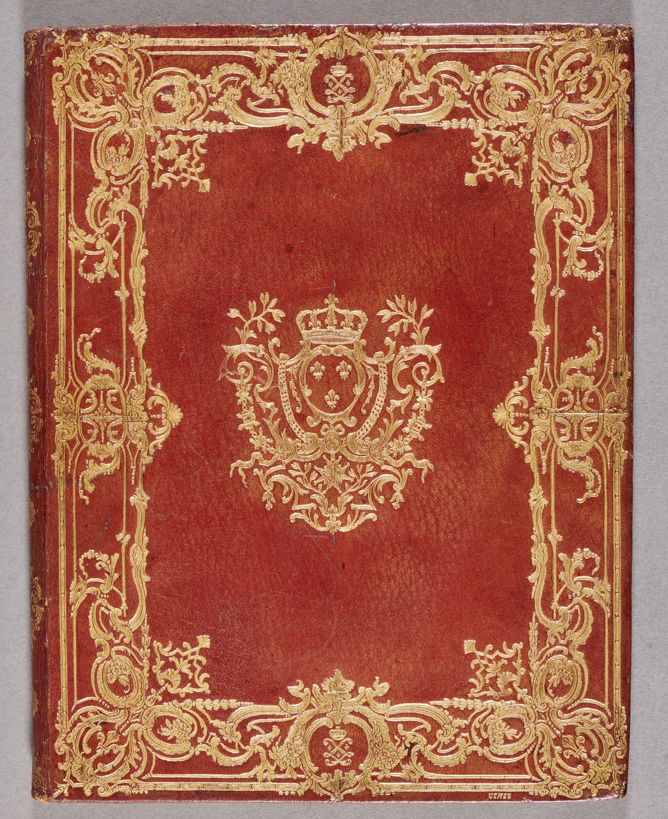 Porte-documents aux armes de Louis XV