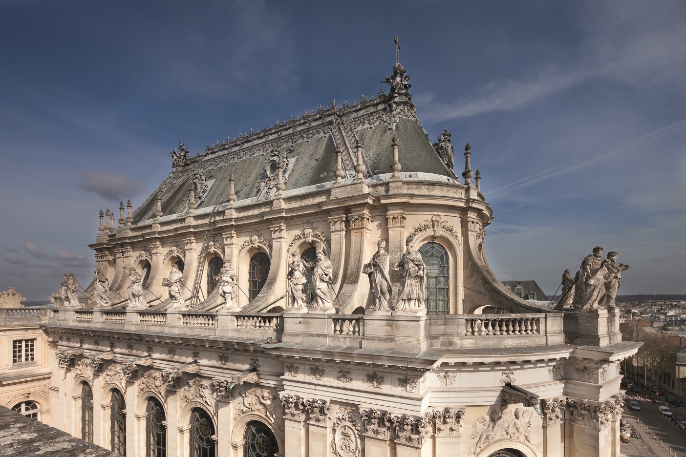 Le chantier de restauration de la Chapelle Royale