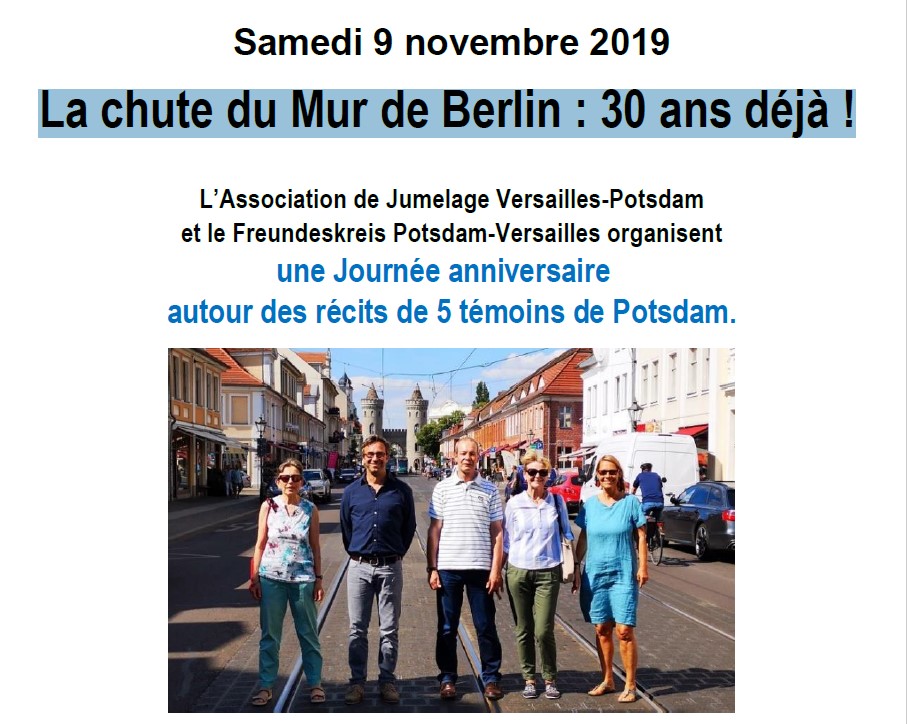 La chute du Mur de Berlin : 30 ans déjà !