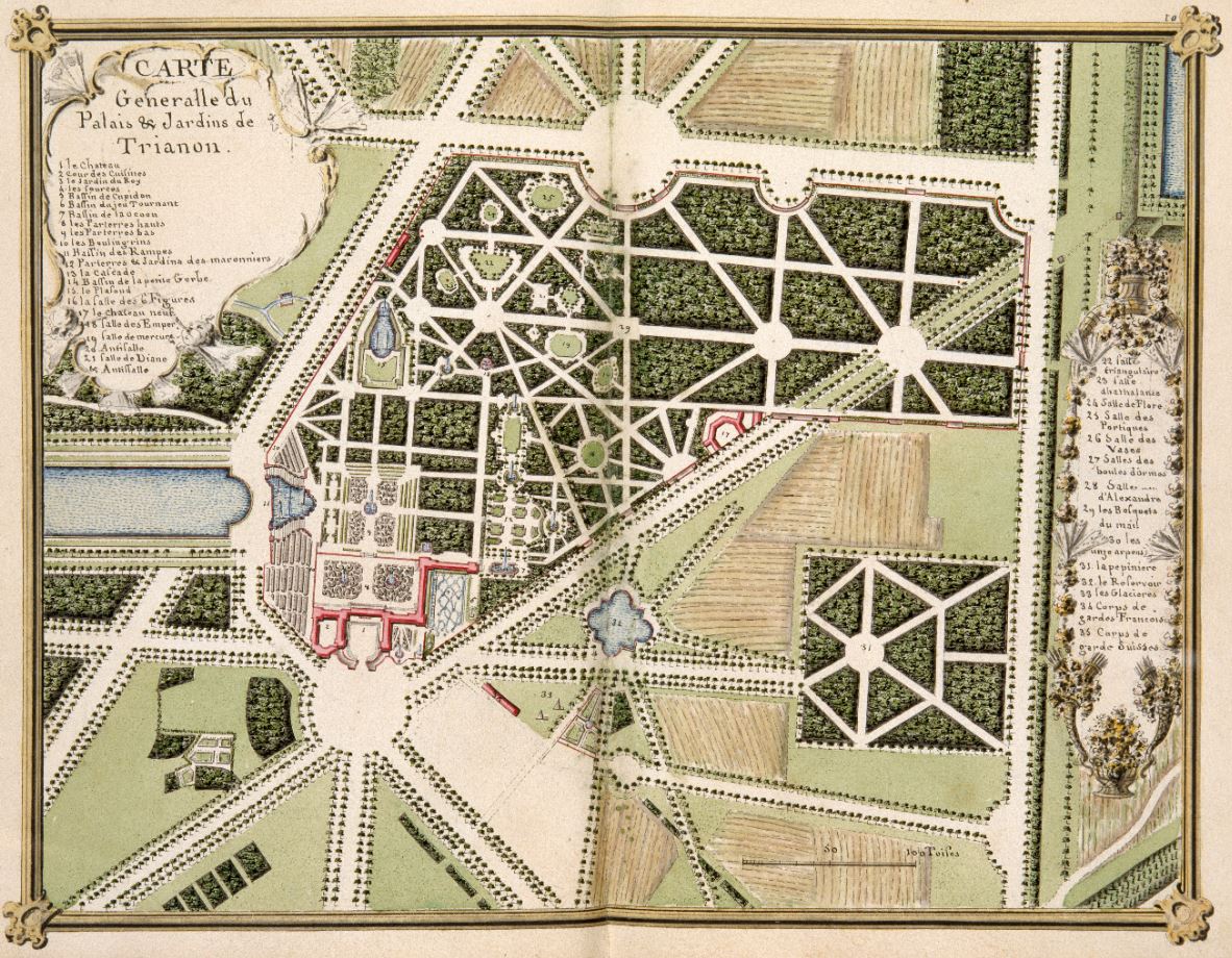 Les serres et les jardins de Trianon