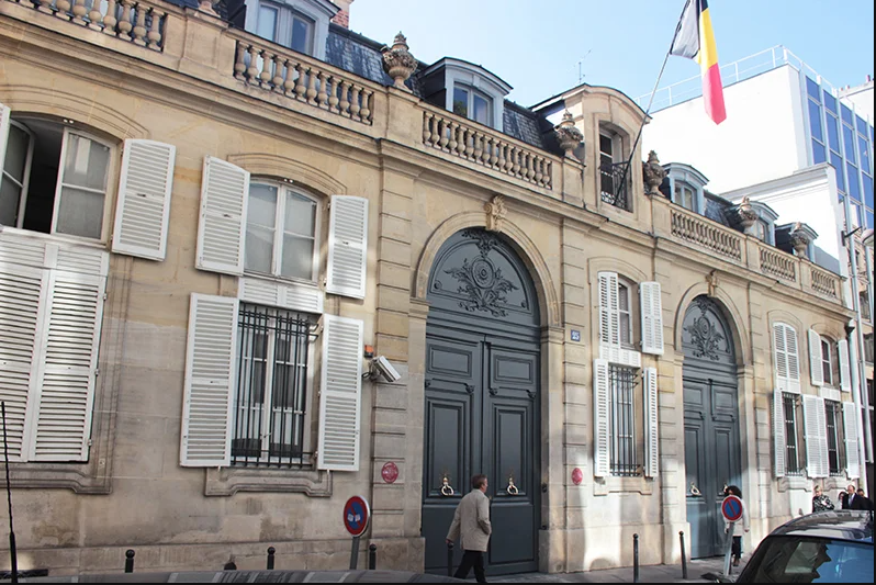L'hôtel de la Marck : résidence de l'ambassadeur de Belgique