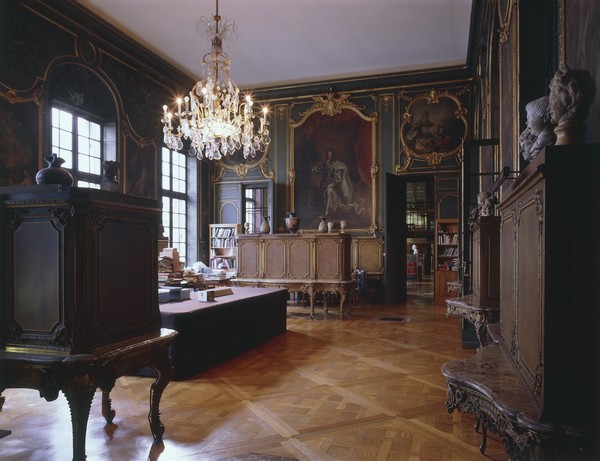 Le salon Louis XV du Cabinet des Médailles de la BNF