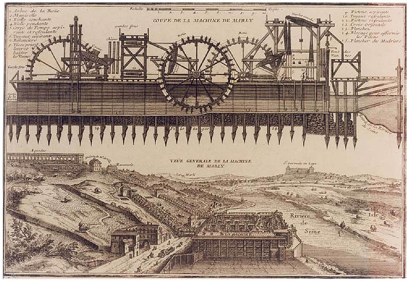 Archéologie - résultat des dernières recherches concernant la machine de Marly