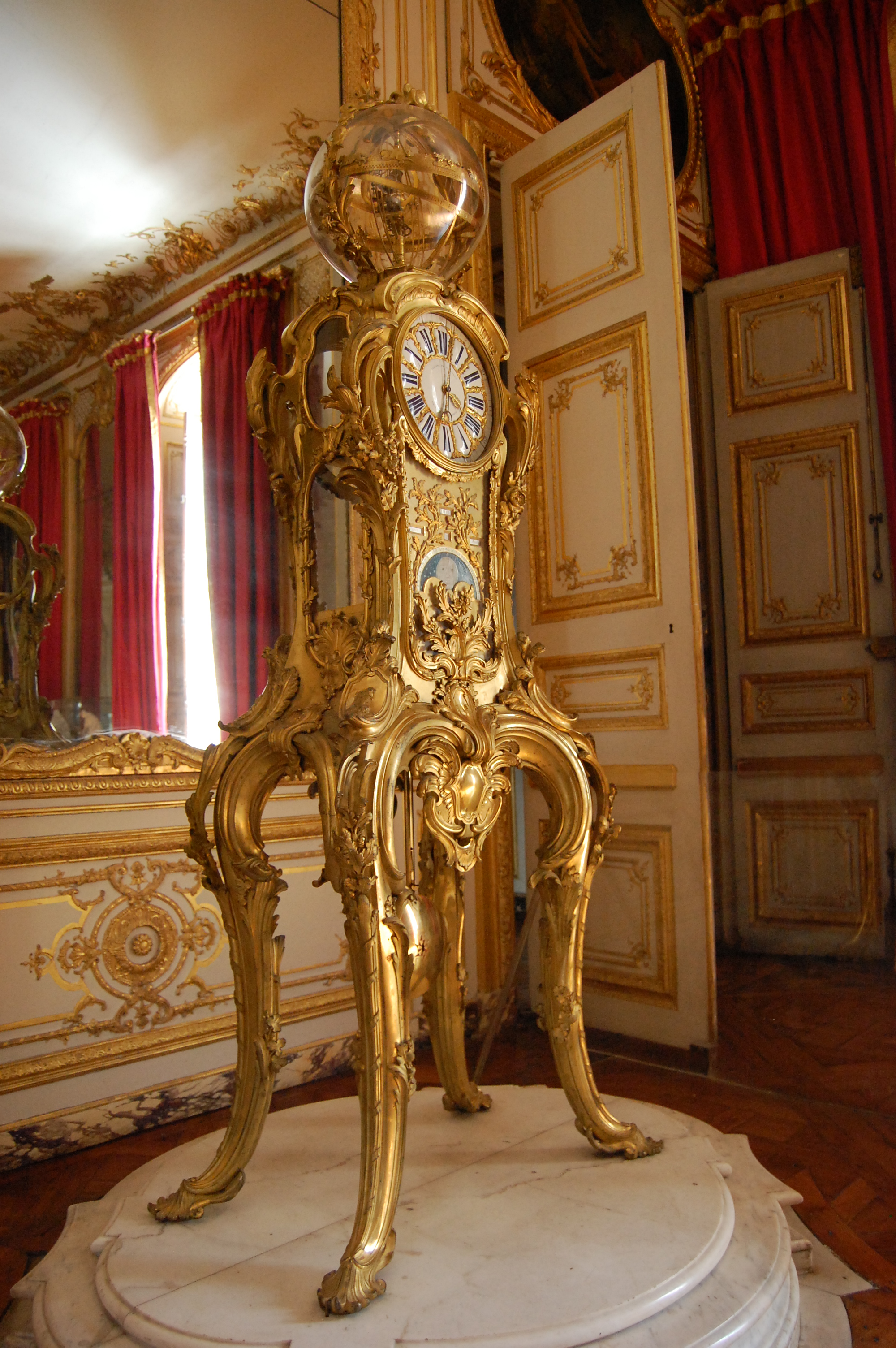 Les horloges au château de Versailles