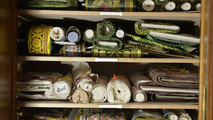 Visite : Les collections de soieries du Mobilier National
